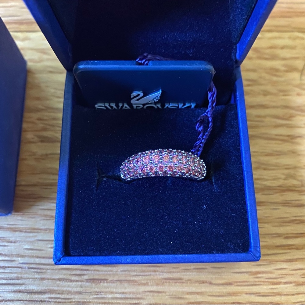 Pink Swarovski Ring